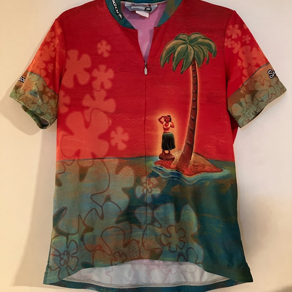 SUGOI Tropical Red Cycling Jersey
